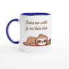 Mug 325 ml (11 oz) avec intérieur coloré paresseux