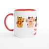 Mug  325 ml (11 oz) avec intérieur coloré Maneki neko à personnaliser