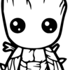 Autocollant sticker Groot