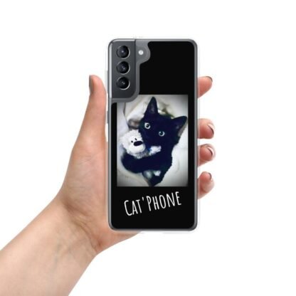 Coque Samsung cat phone Deco Sticker Store