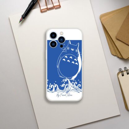 Coque de téléphone flexible mon ami Totoro bleu Deco Sticker Store