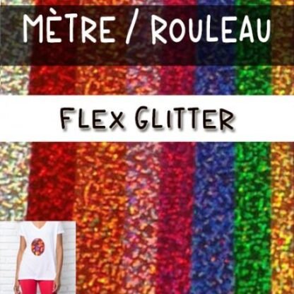 Flex glitter en feuille ou rouleau Deco Sticker Store