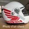 Kit 2 Stickers Autocollants Ailes Honda pour casque moto universel
