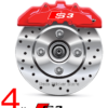 Kit 4 stickers étrier de frein Audi S3