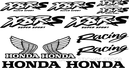 Kit  Sticker autocollant moto Honda X8R-S vintage Deco Sticker Store