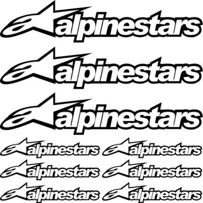Kit sticker autocollants Alpinestars Deco Sticker Store