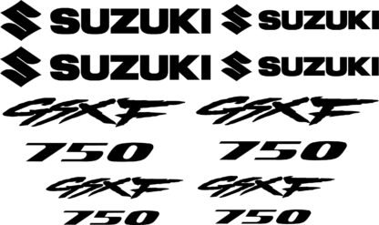 Kit stickers autocollant moto Suzuki GSXF 750 Deco Sticker Store