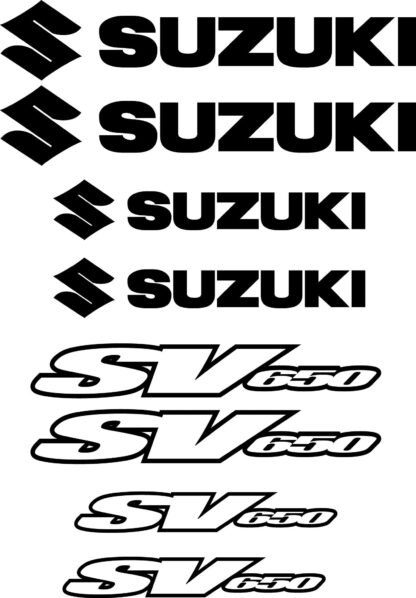 Kit stickers autocollant moto Suzuki SV 650 Deco Sticker Store