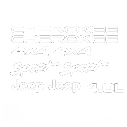 Kit stickers autocollants Jeep Cherokee sport Deco Sticker Store