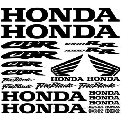 Kit stickers autocollants moto Honda CBR 1000RR Deco Sticker Store