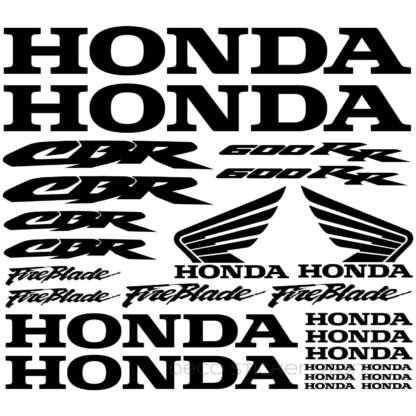 Kit stickers autocollants moto Honda CBR 600RR Deco Sticker Store