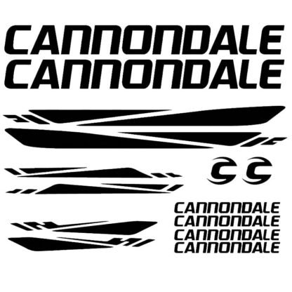 Kit stickers vélo mountain bike Cannondale modèle 3 Deco Sticker Store