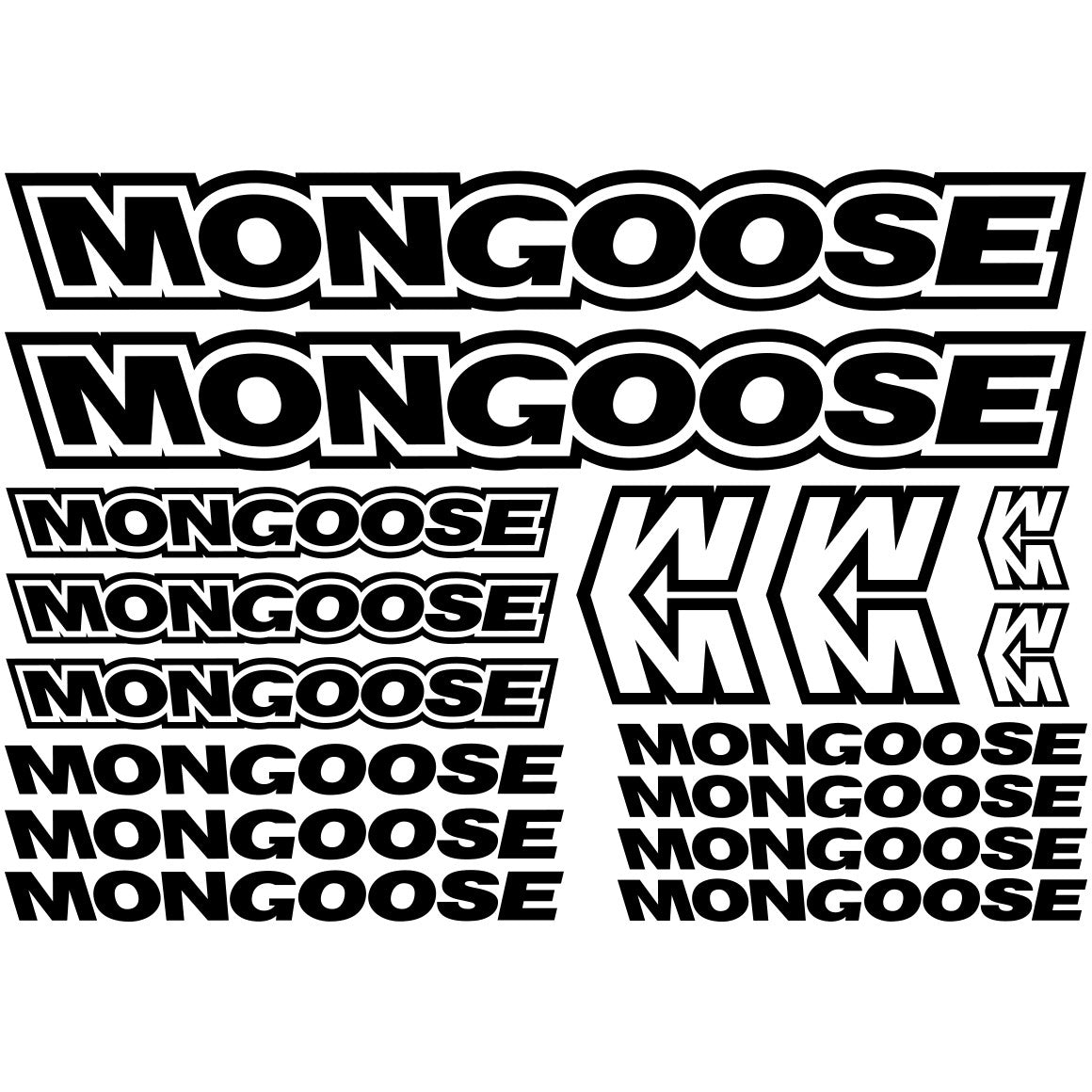 安い mongoose ステッカー