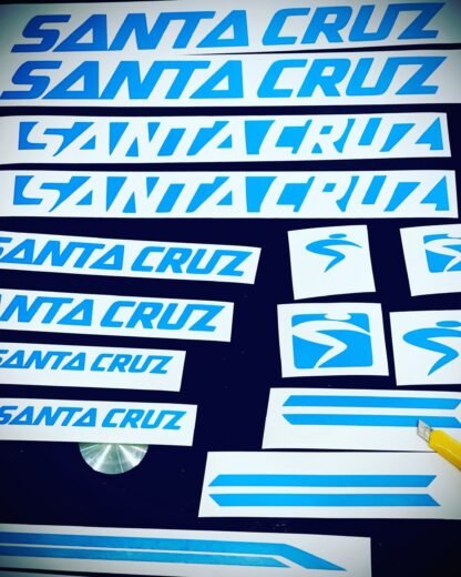 Kit stickers vélo mountain bike Santa Cruz Deco Sticker Store