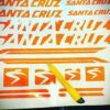 Kit stickers vélo mountain bike Santa Cruz