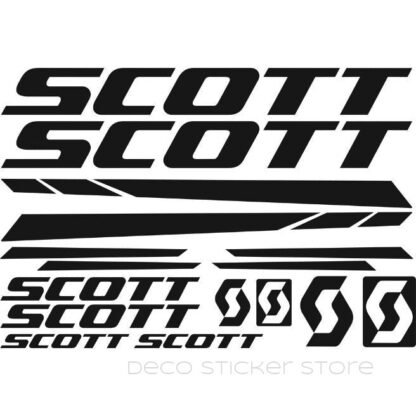 Kit stickers vélo mountain bike Scott Deco Sticker Store