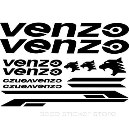 Kit stickers vélo mountain bike Venzo Deco Sticker Store