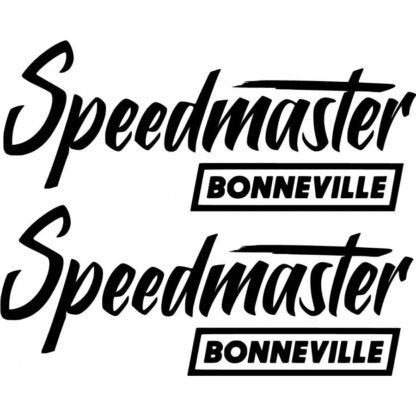 Lot de 2 stickers autocollant moto Triumph speedmaster Bonneville Deco Sticker Store