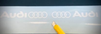 Lot de 2 stickers autocollants Audi rétroviseur Deco Sticker Store