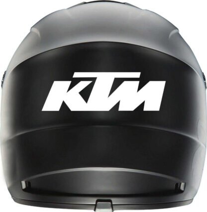 Lot de 4 stickers KTM pour décorer votre casque moto couleur au choix Deco Sticker Store