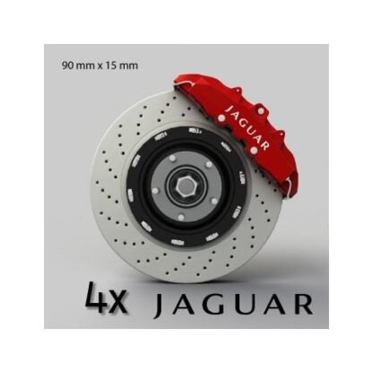 Lot de 4 stickers étrier de frein Jaguar Deco Sticker Store