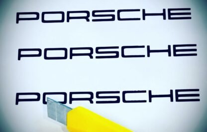 Lot de 4 stickers étriers de frein Porsche Deco Sticker Store