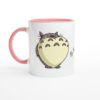 Mug Totoro coeur avec intérieur coloré