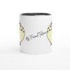 Mug Totoro coeur avec intérieur coloré
