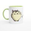 Mug Totoro coeur avec intérieur coloré