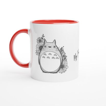 Mug en céramique blanche de 325 ml (11 oz) avec intérieur coloré