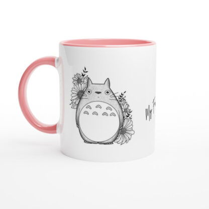 Mug en céramique blanche de 325 ml (11 oz) avec intérieur coloré