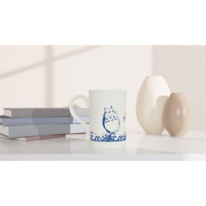 Mug en porcelaine blanche de 295 ml (10 oz) Totoro Deco Sticker Store