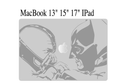 Sticker MacBook BATMAN vs BANE Deco Sticker Store