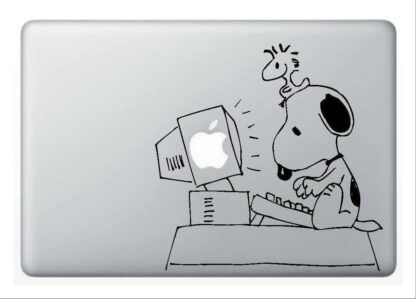 Sticker MacBook SNOOPY APPLE