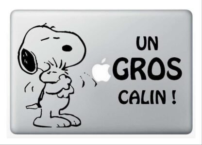 Sticker MacBook SNOOPY GROS CALIN Deco Sticker Store