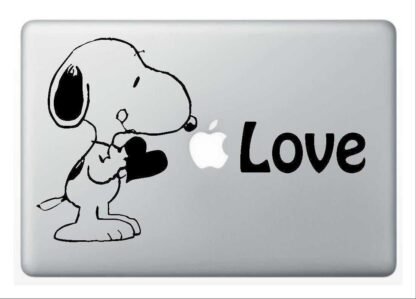 Sticker MacBook SNOOPY LOVE Deco Sticker Store