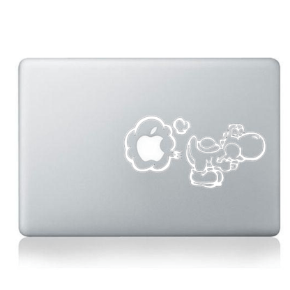 Sticker MacBook YOSHI pète Deco Sticker Store