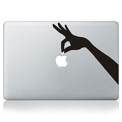 Sticker MacBook main attrape  Apple Deco Sticker Store