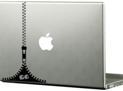 Sticker MacBook monstre fermeture éclair Deco Sticker Store