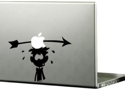 Sticker Macbook Pomme et flèche Deco Sticker Store