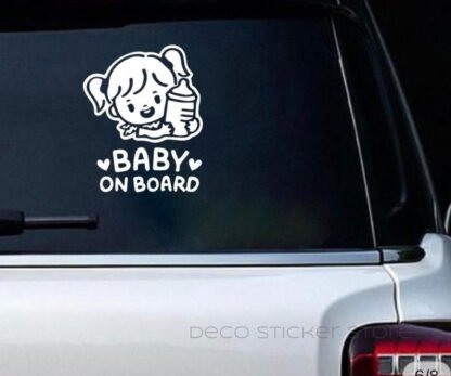 Sticker autocollant Bébé à bord modèle 11 Deco Sticker Store