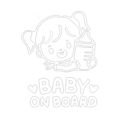 Sticker autocollant Bébé à bord modèle 11 Deco Sticker Store