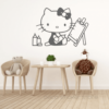 Sticker autocollant Hello Kitty dessin