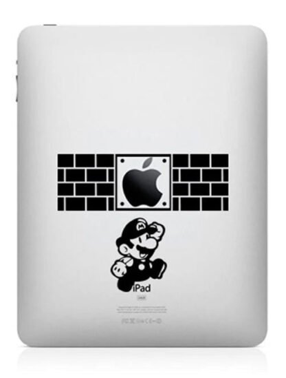 Sticker autocollant IPad Apple Mario Deco Sticker Store