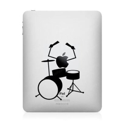 Sticker autocollant IPad Apple batterie musique Deco Sticker Store