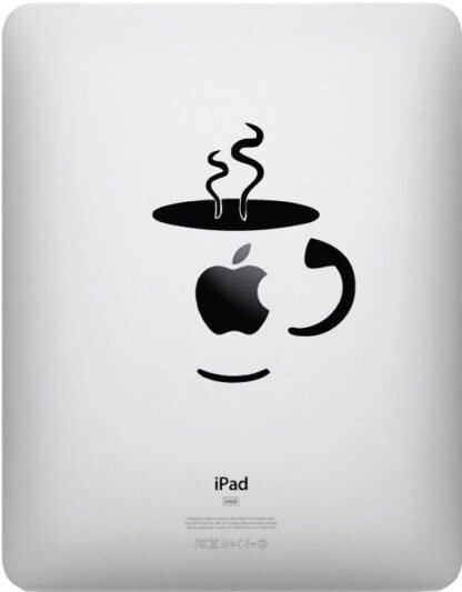 Sticker autocollant IPad Apple tasse café ou thé Deco Sticker Store