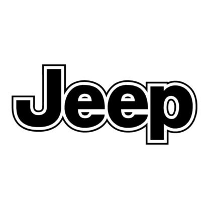 Sticker autocollant Logo Jeep métallique modèle 2 Deco Sticker Store