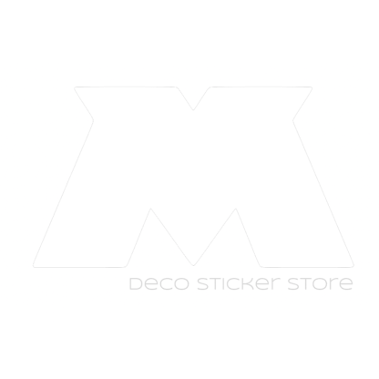 Sticker autocollant MBK  M taille et couleur au choix Deco Sticker Store