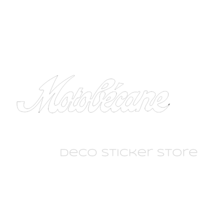 Sticker autocollant MBK écriture taille et couleur au choix Deco Sticker Store
