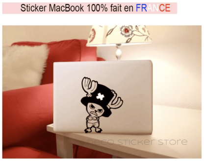 Sticker autocollant MacBook Apple Chopper modèle 2 One Piece Deco Sticker Store